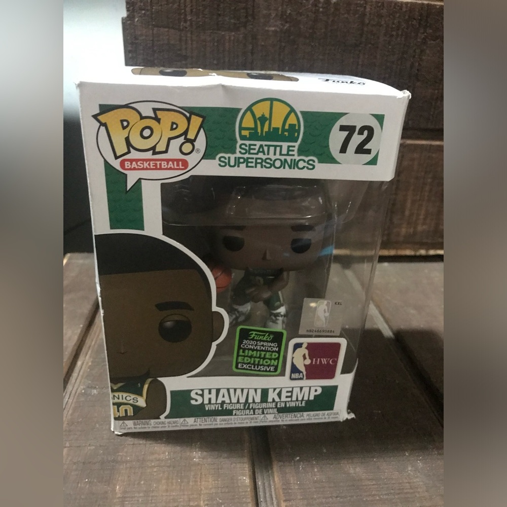 Shawn Kemp Funko Pop! #72 NBA Seattle Supersonic